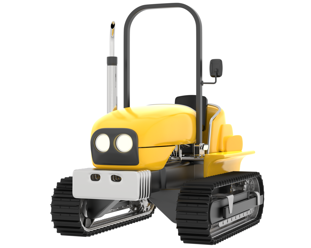 Mini crawler isolated on background. 3d rendering - illustration png