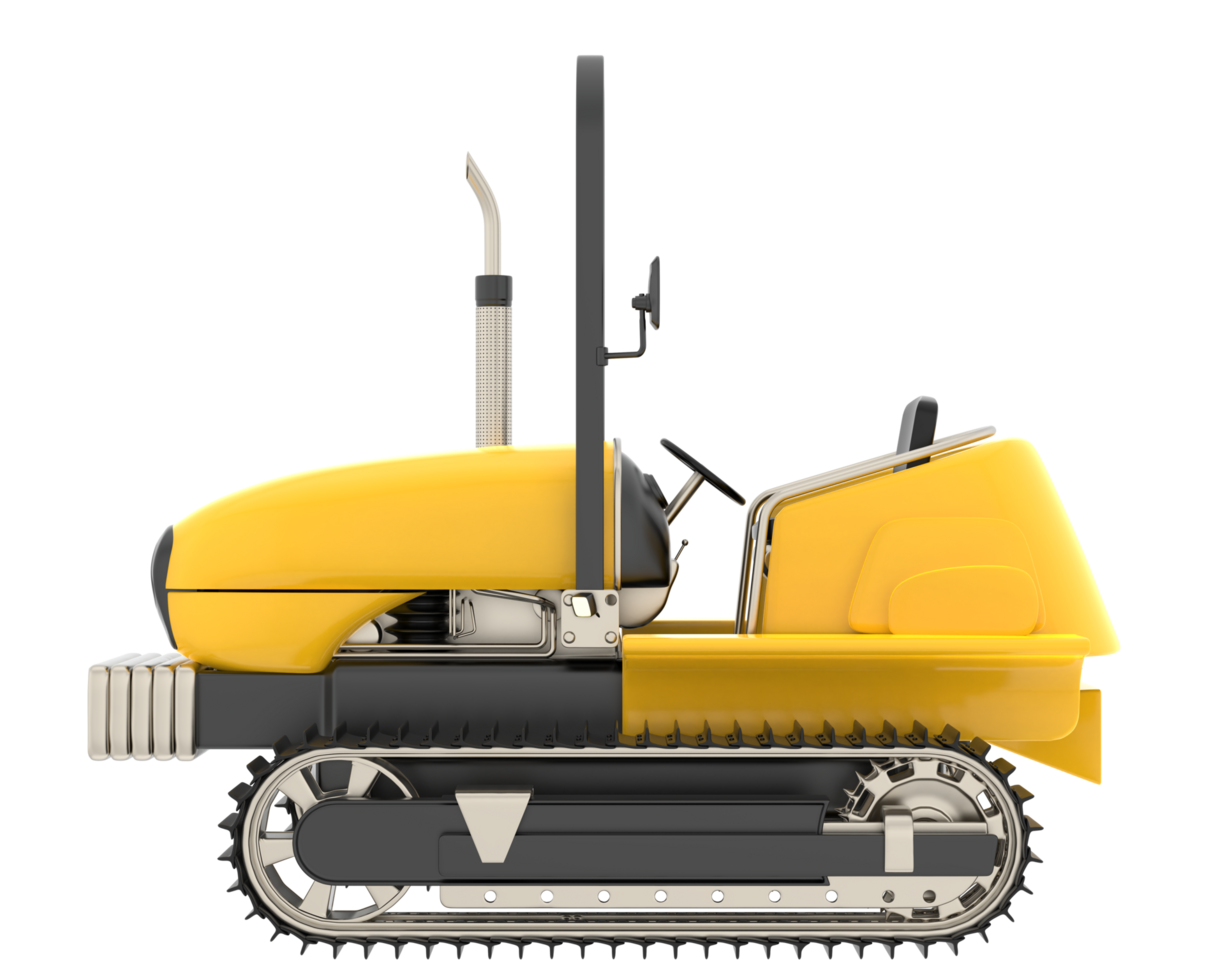 Mini crawler isolated on background. 3d rendering - illustration png