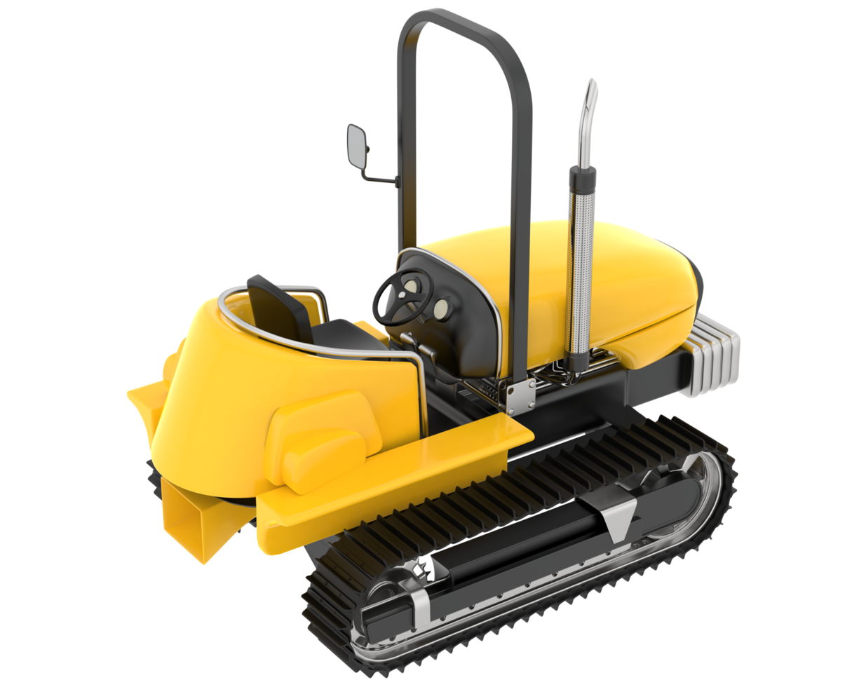 Mini crawler isolated on background. 3d rendering - illustration png