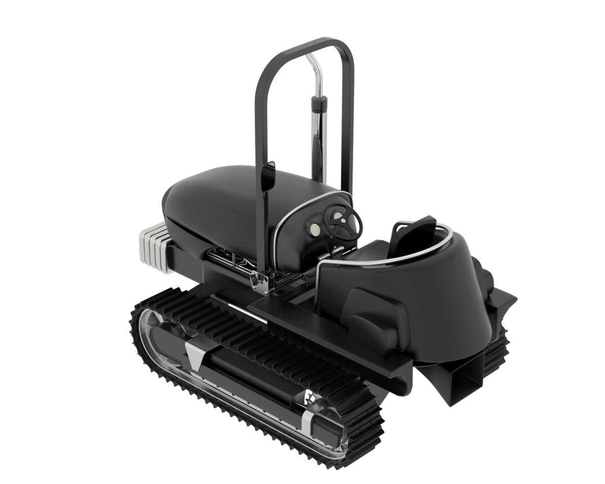 Mini crawler isolated on background. 3d rendering - illustration png