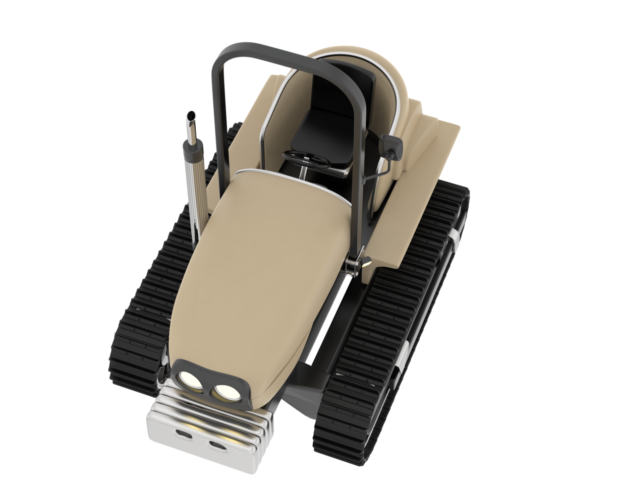 Mini crawler isolated on background. 3d rendering - illustration png