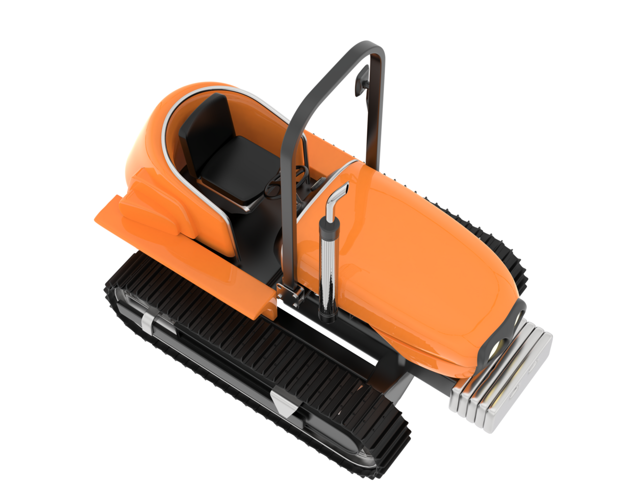 Mini crawler isolated on background. 3d rendering - illustration png