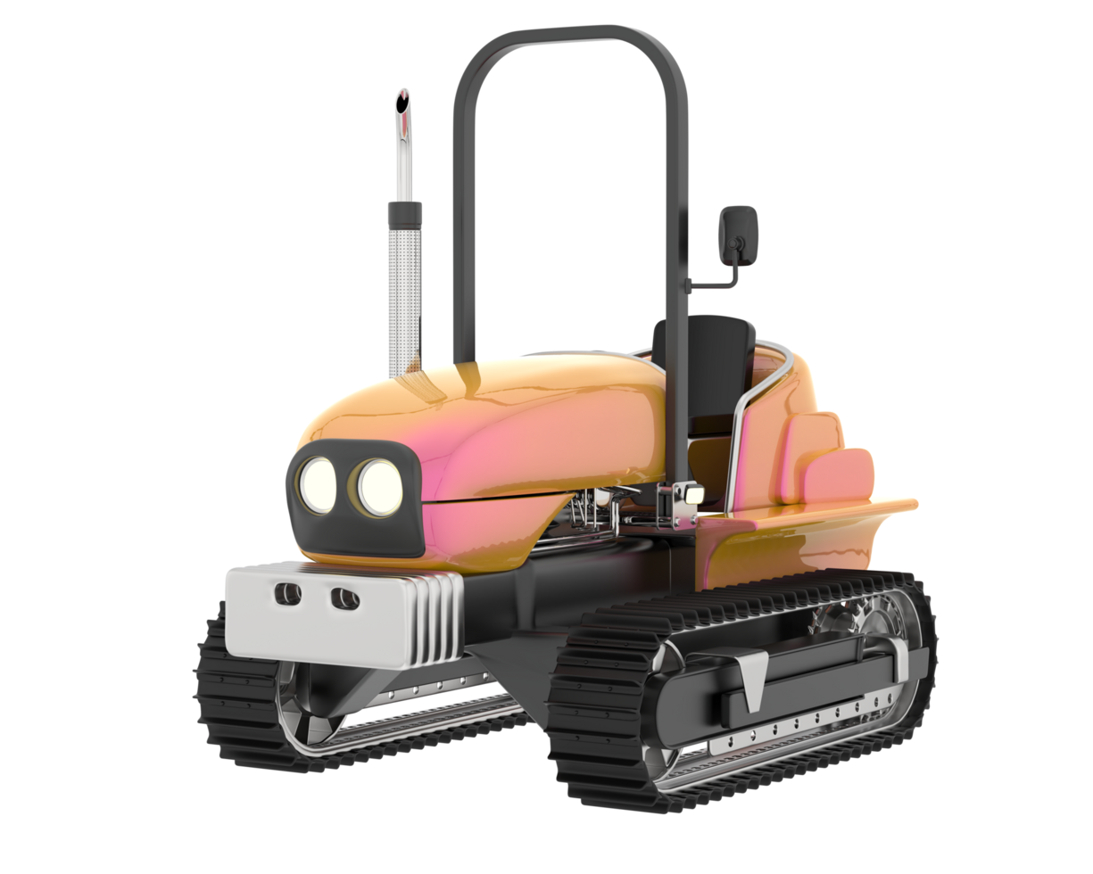 Mini crawler isolated on background. 3d rendering - illustration png