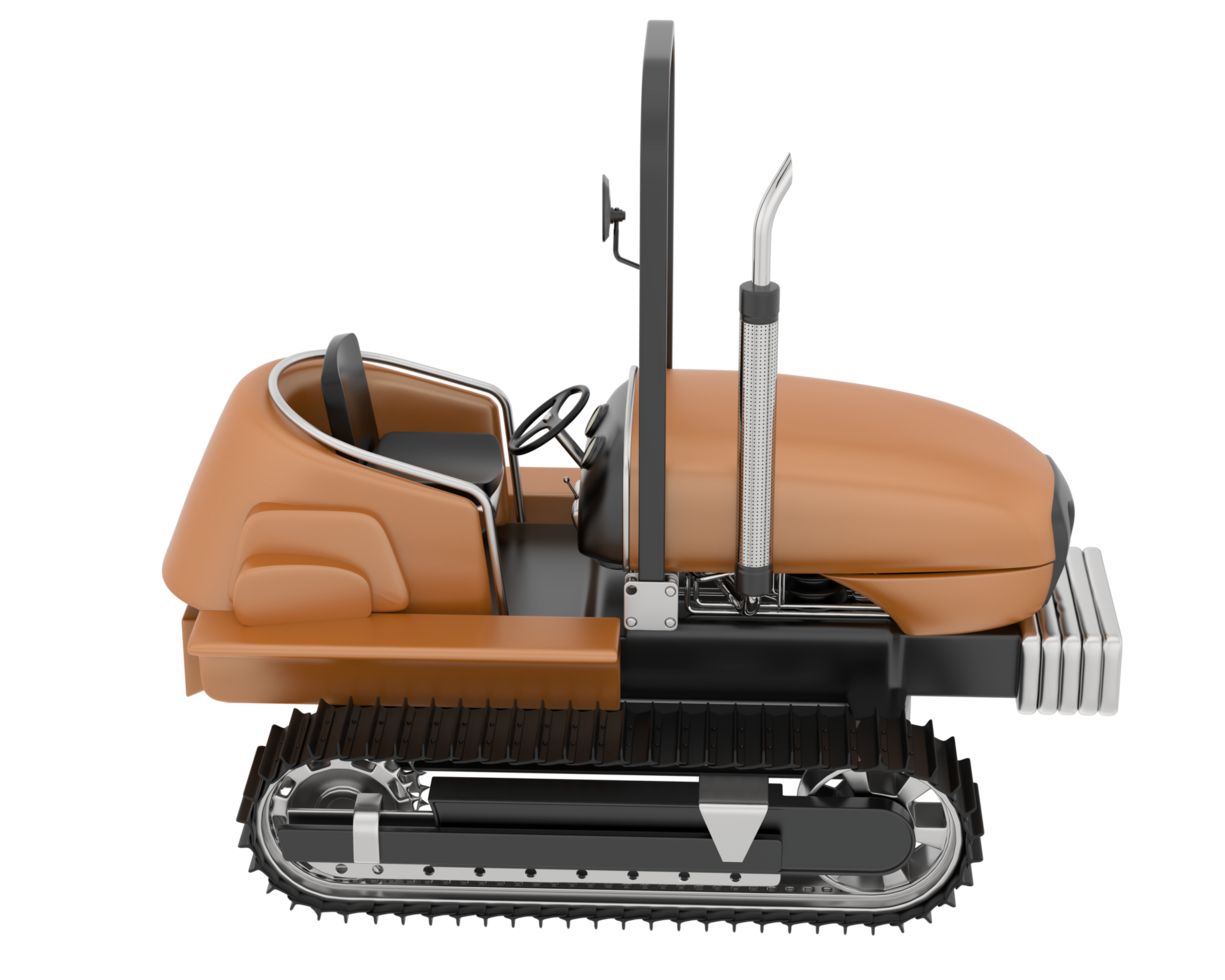 Mini crawler isolated on background. 3d rendering - illustration png