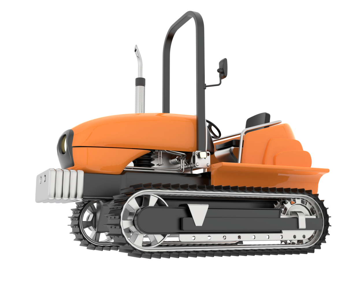 Mini crawler isolated on background. 3d rendering - illustration png
