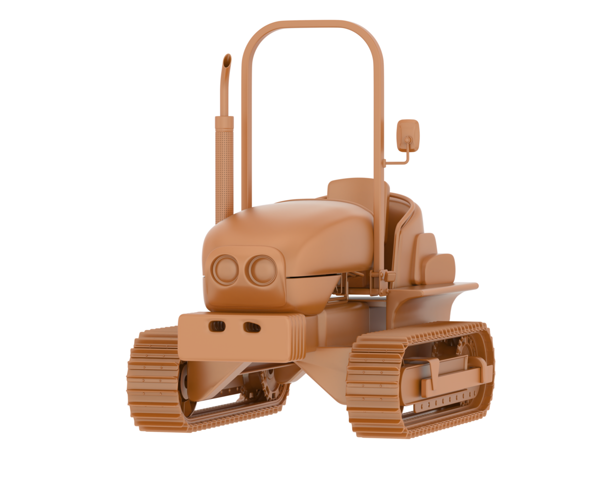Mini crawler isolated on background. 3d rendering - illustration png