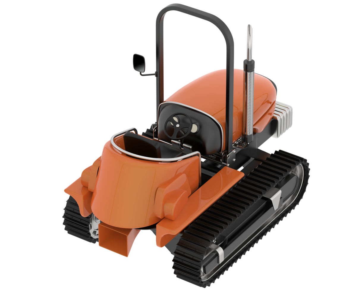 Mini crawler isolated on background. 3d rendering - illustration png