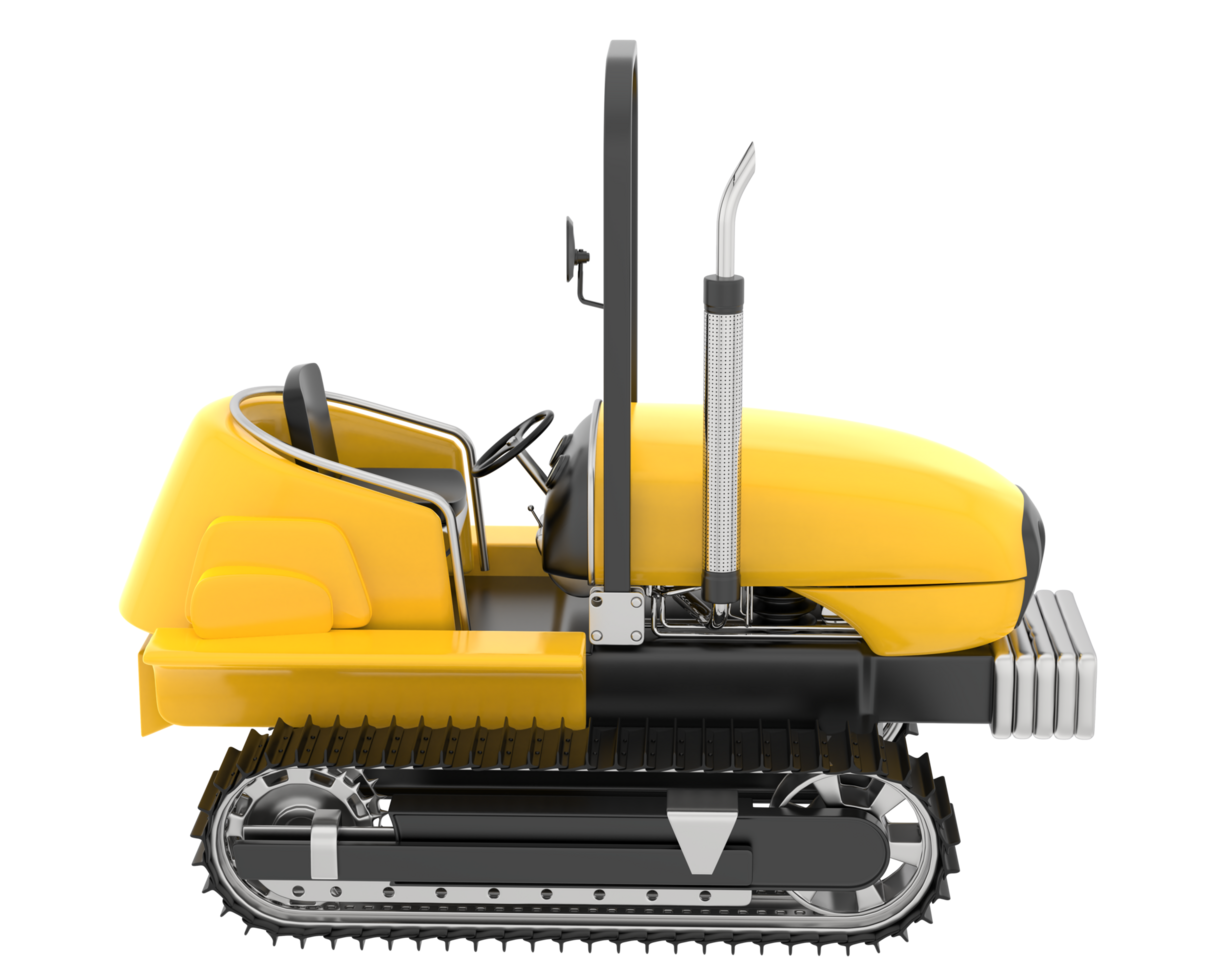 Mini crawler isolated on background. 3d rendering - illustration png
