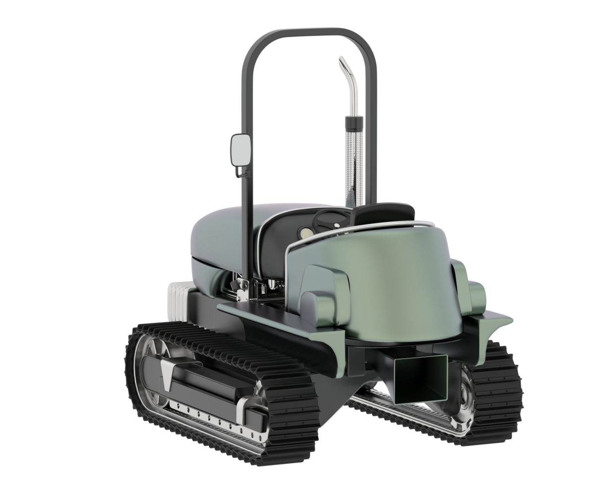 Mini crawler isolated on background. 3d rendering - illustration png