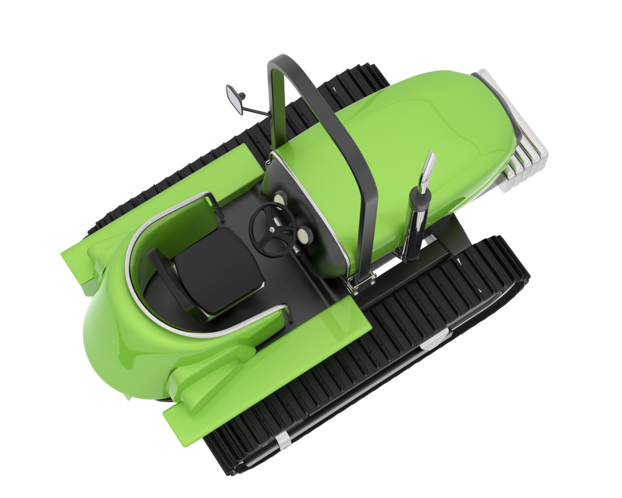 Mini crawler isolated on background. 3d rendering - illustration png