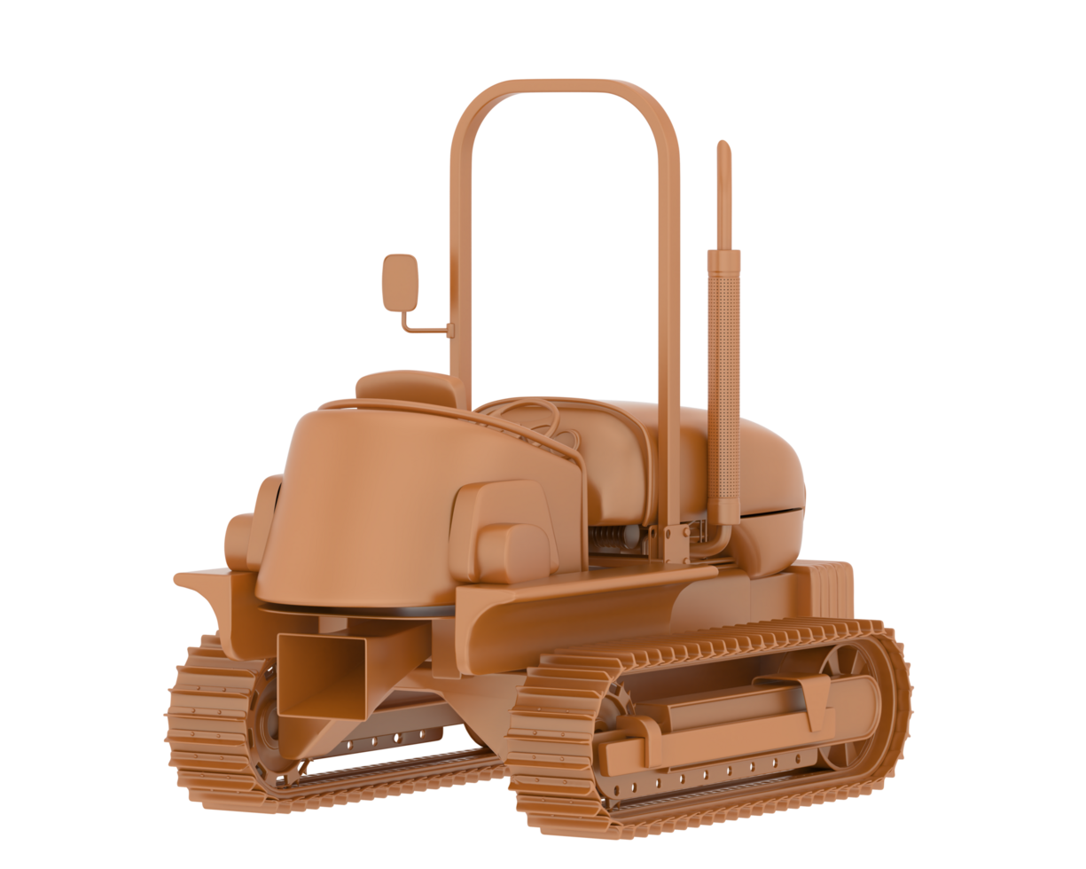 Mini crawler isolated on background. 3d rendering - illustration png