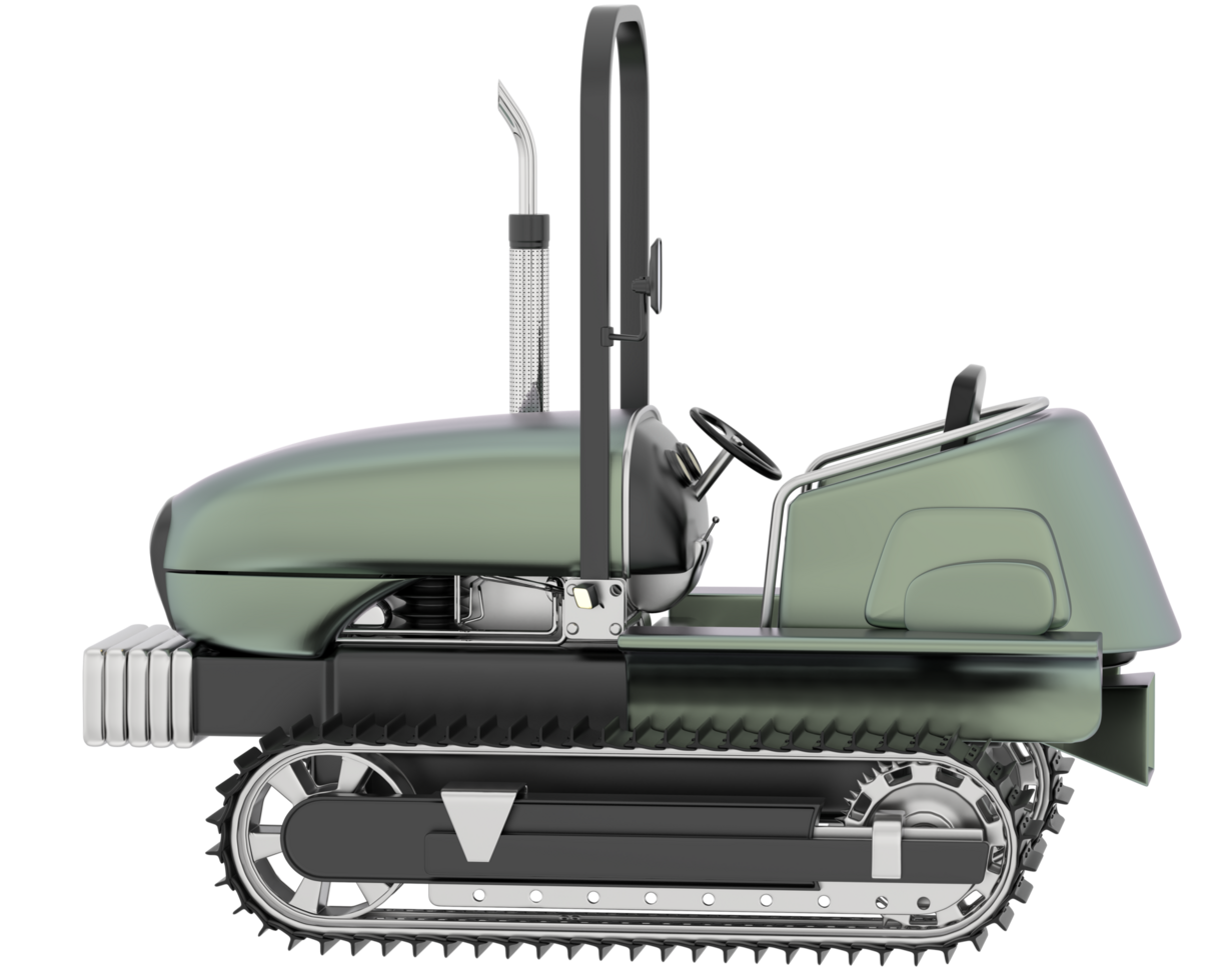 Mini crawler isolated on background. 3d rendering - illustration png