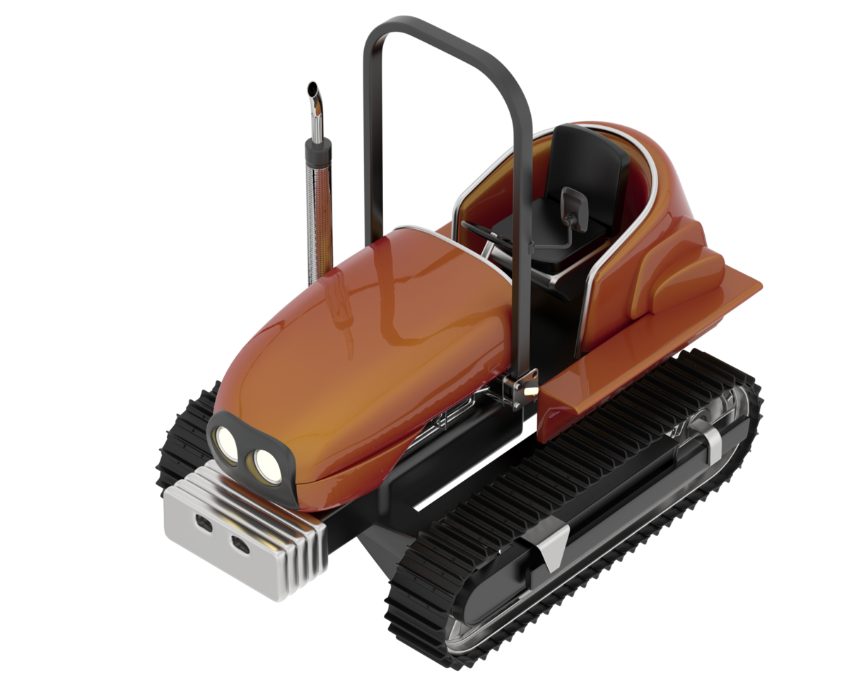 Mini crawler isolated on background. 3d rendering - illustration png