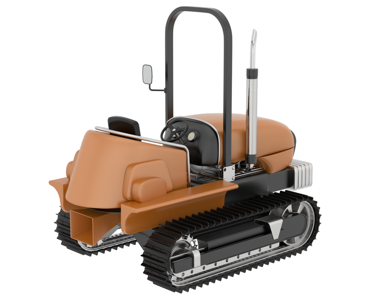 Mini crawler isolated on background. 3d rendering - illustration png