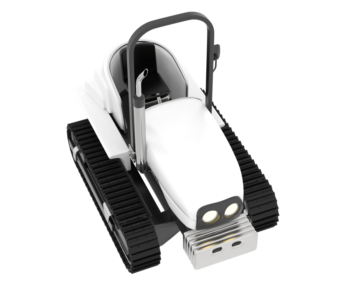Mini crawler isolated on background. 3d rendering - illustration png