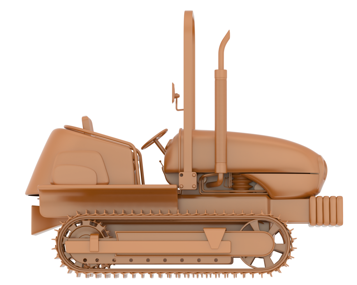 Mini crawler isolated on background. 3d rendering - illustration png