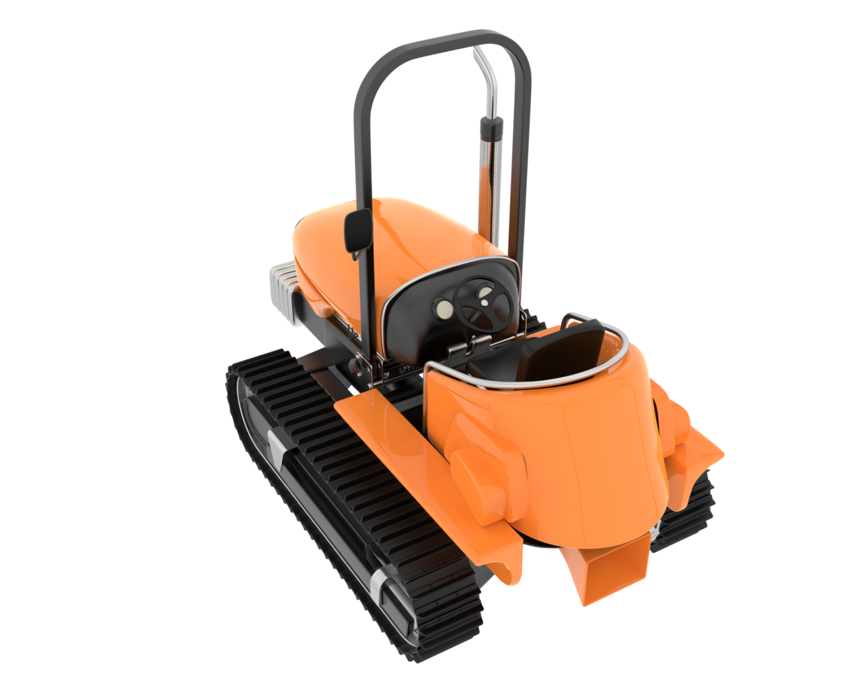 Mini crawler isolated on background. 3d rendering - illustration png