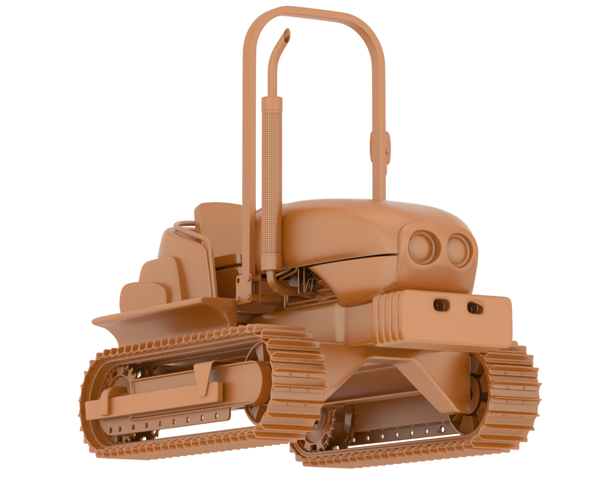 Mini crawler isolated on background. 3d rendering - illustration png