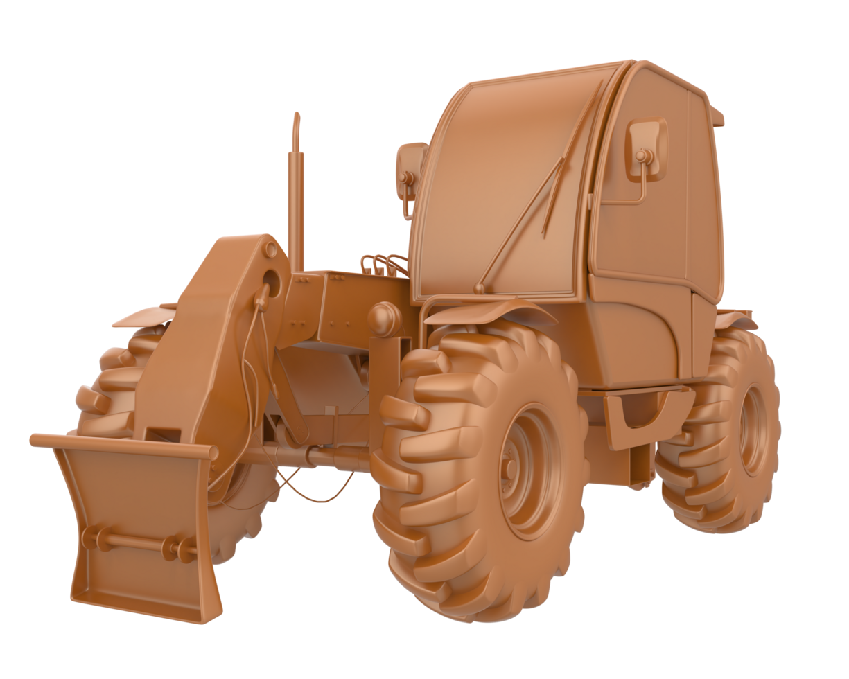 Wood cutting machine isolated on background. 3d rendering - illustration png