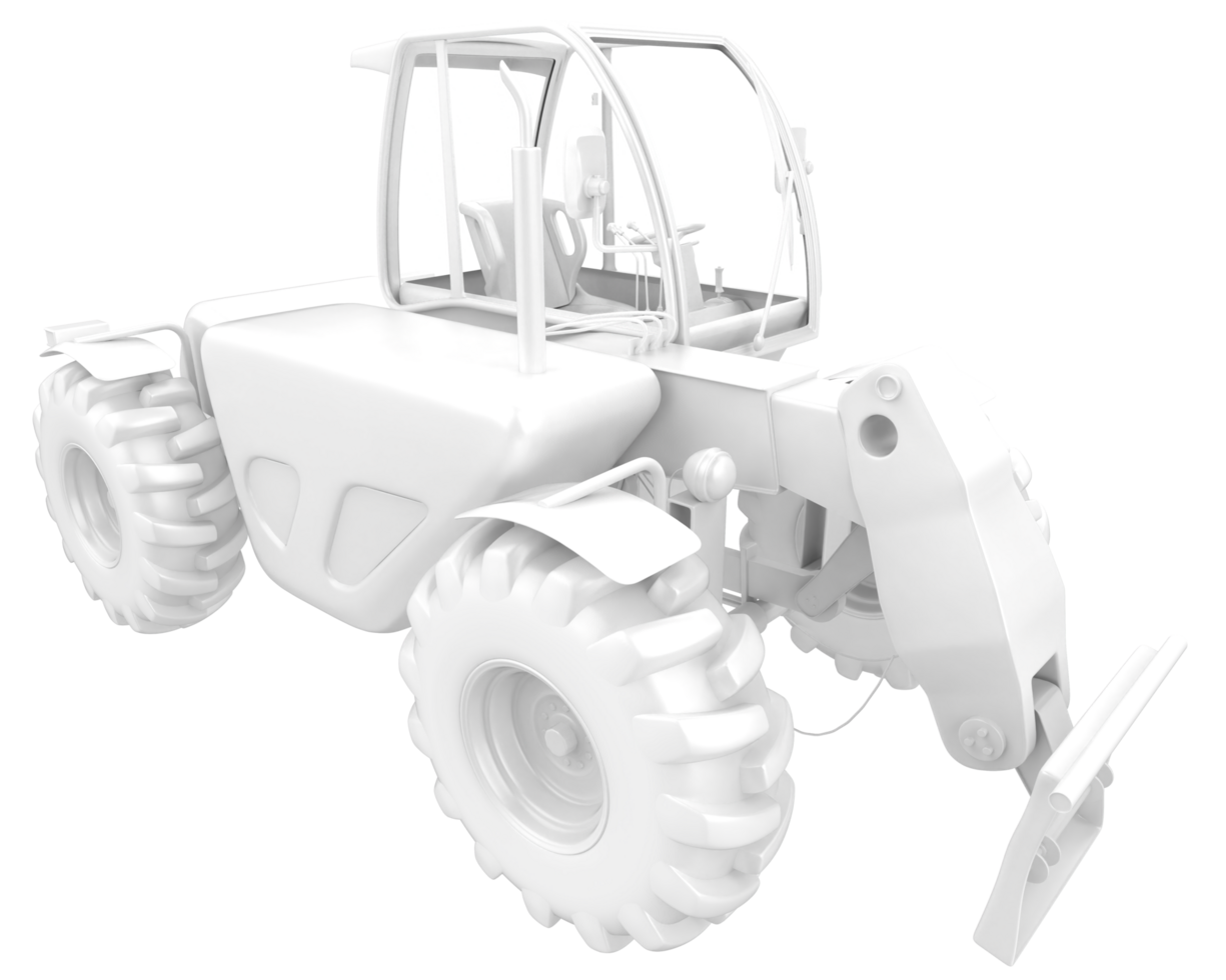 Wood cutting machine isolated on background. 3d rendering - illustration png
