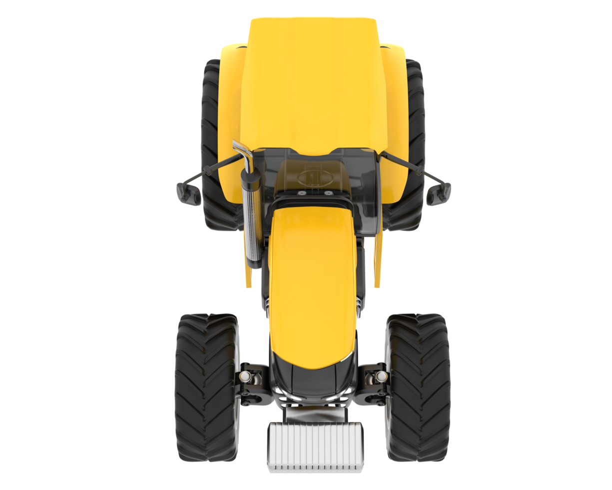 Big farming vehicle isolated on background. 3d rendering - illustration png