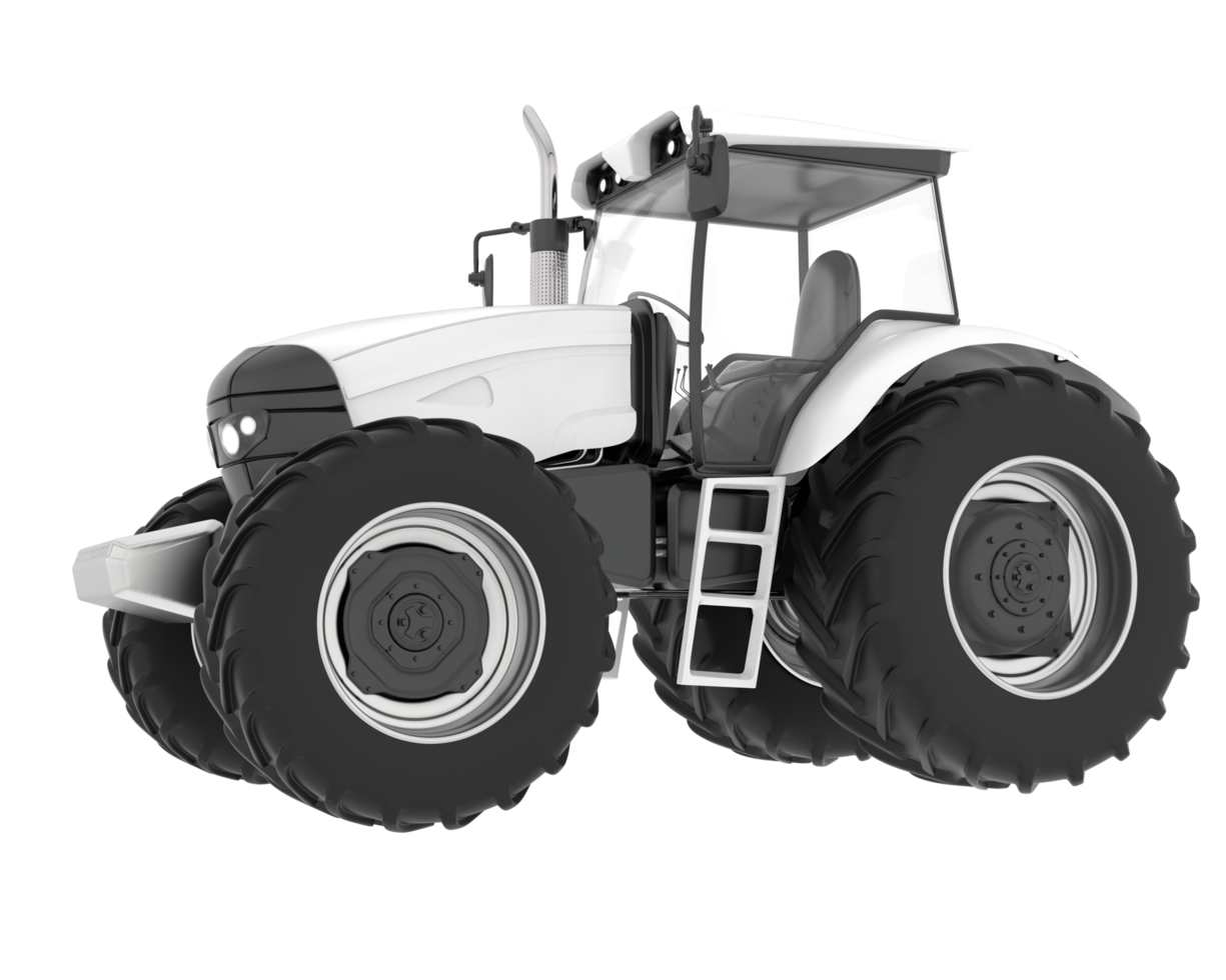 Big farming vehicle isolated on background. 3d rendering - illustration png
