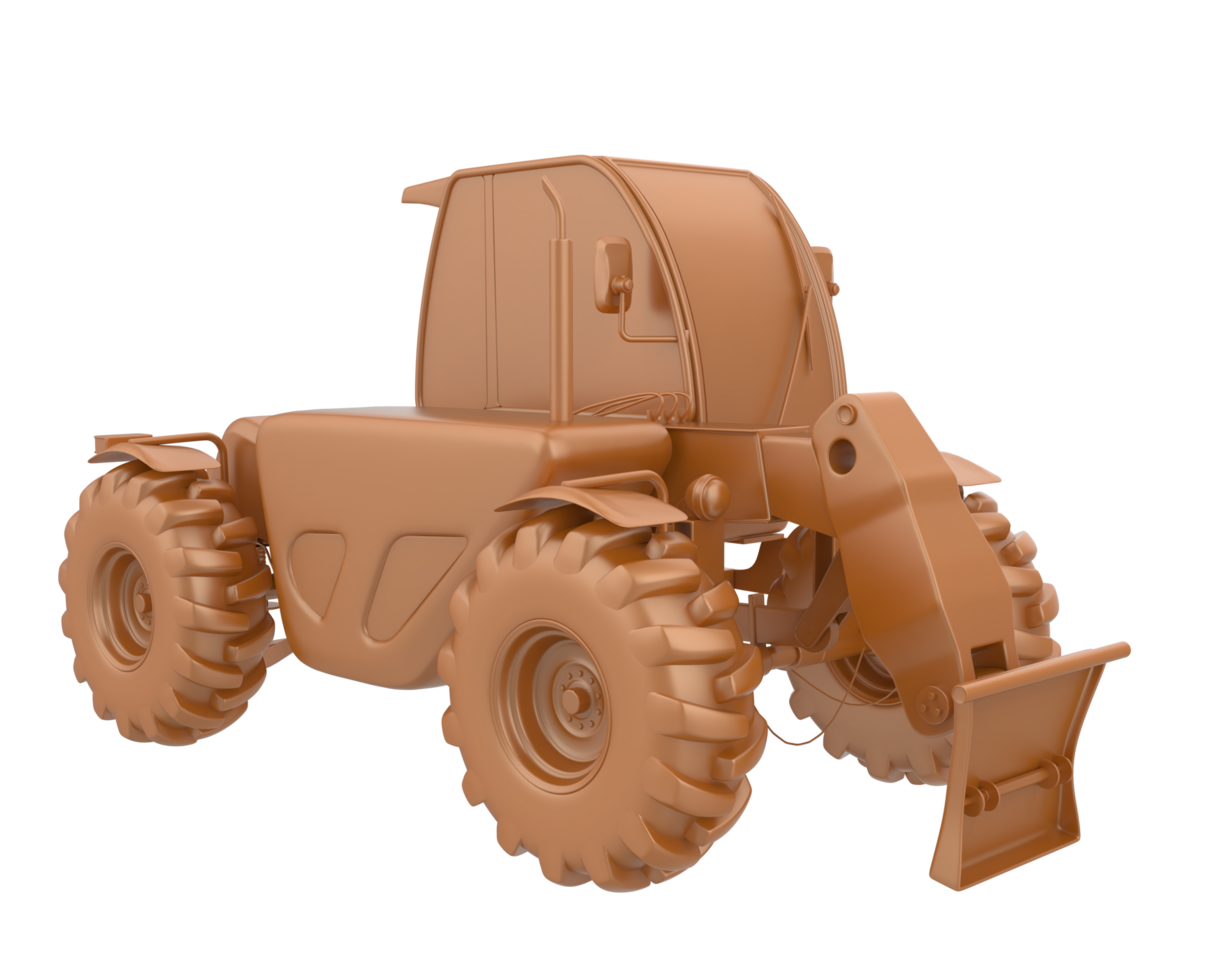 Wood cutting machine isolated on background. 3d rendering - illustration png