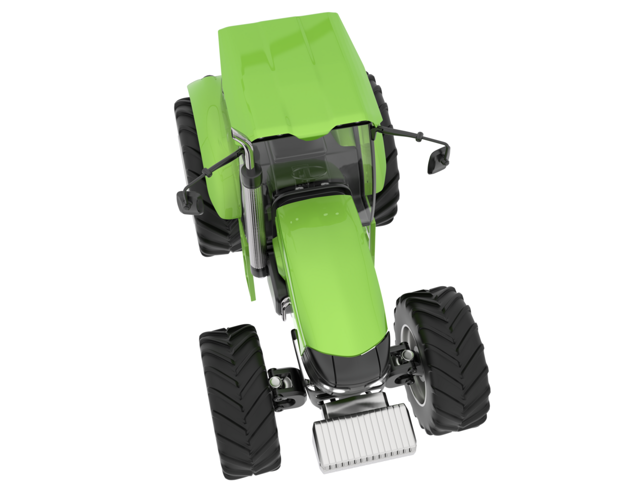 Big farming vehicle isolated on background. 3d rendering - illustration png