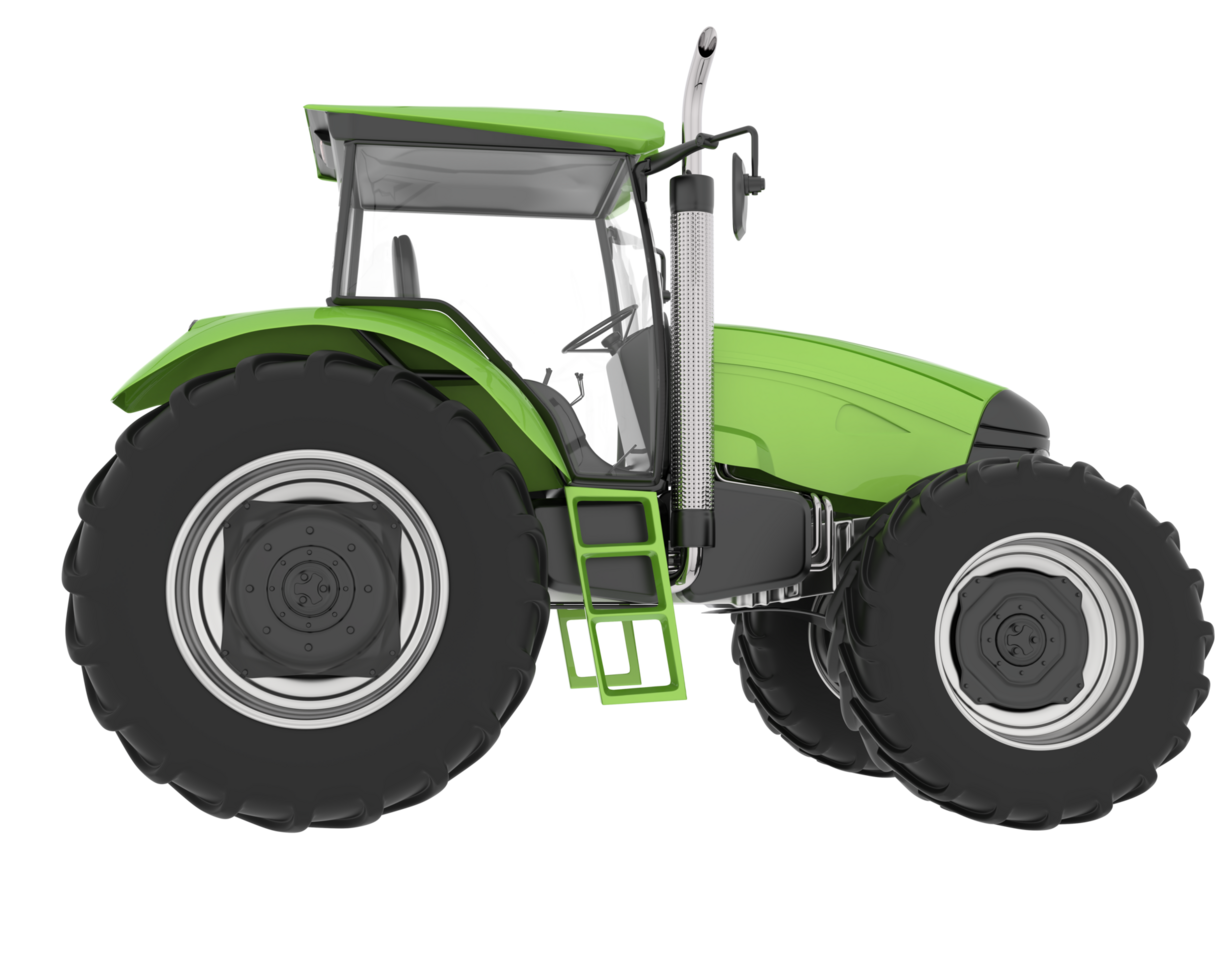 Big farming vehicle isolated on background. 3d rendering - illustration png