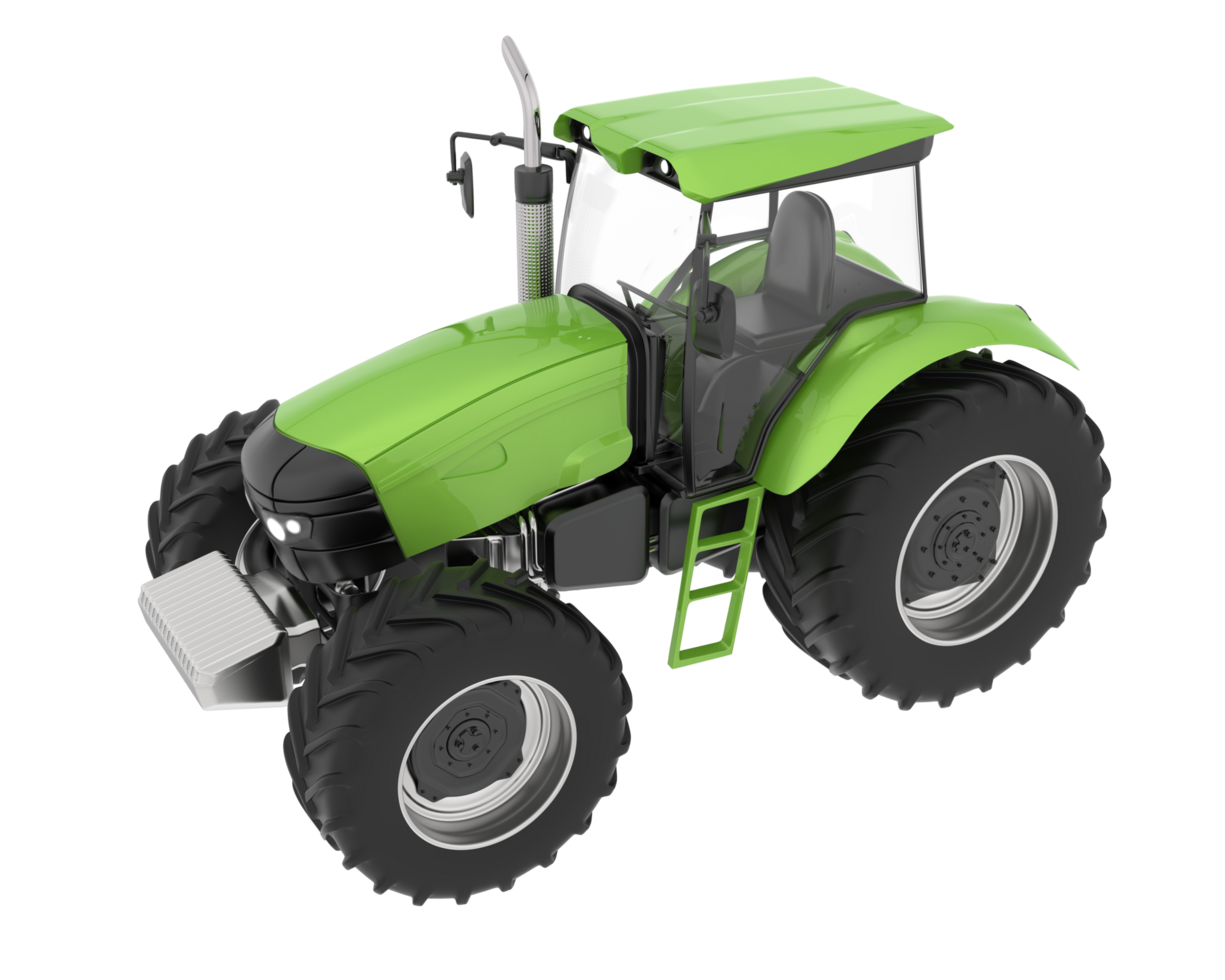 Big farming vehicle isolated on background. 3d rendering - illustration png