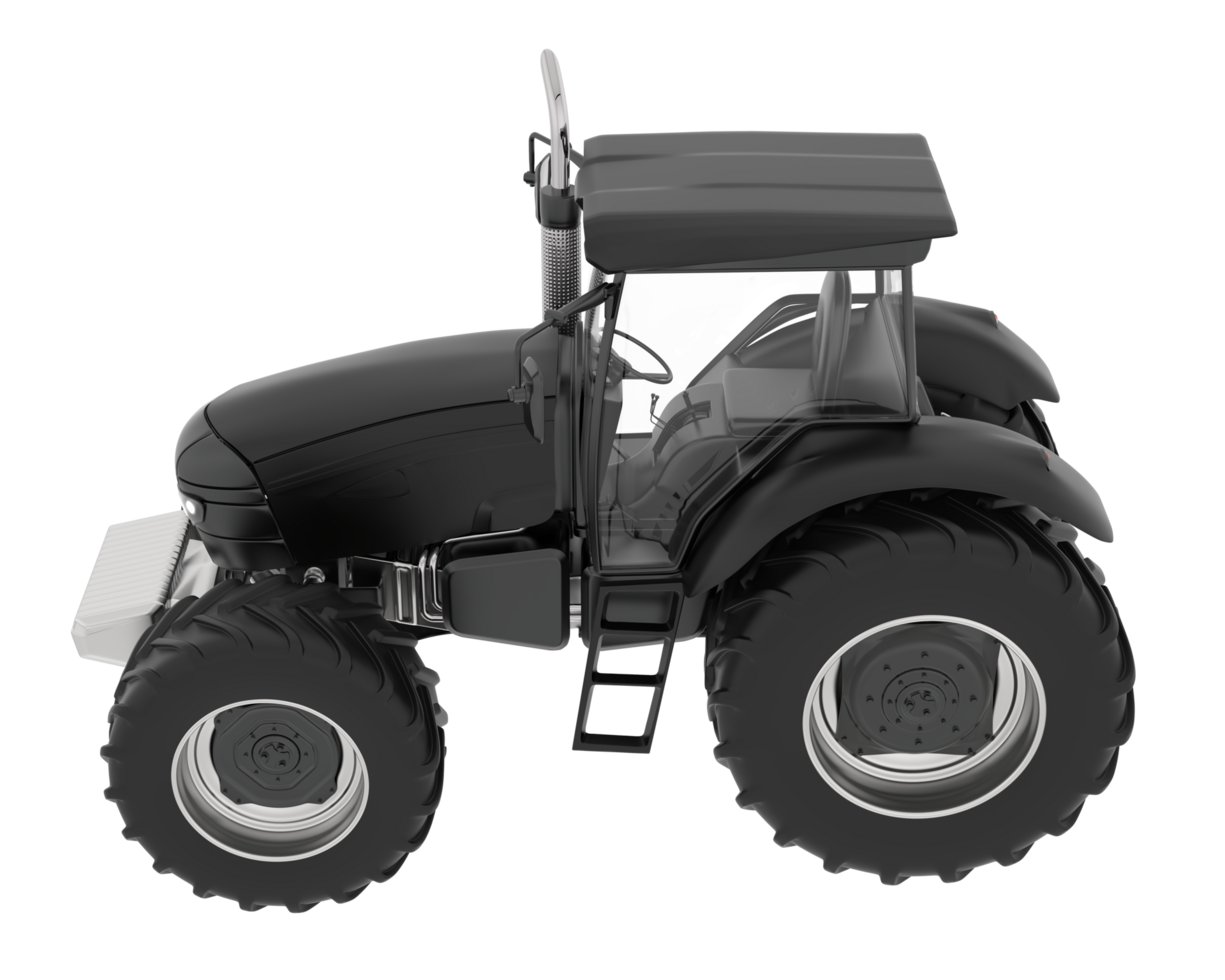 Big farming vehicle isolated on background. 3d rendering - illustration png