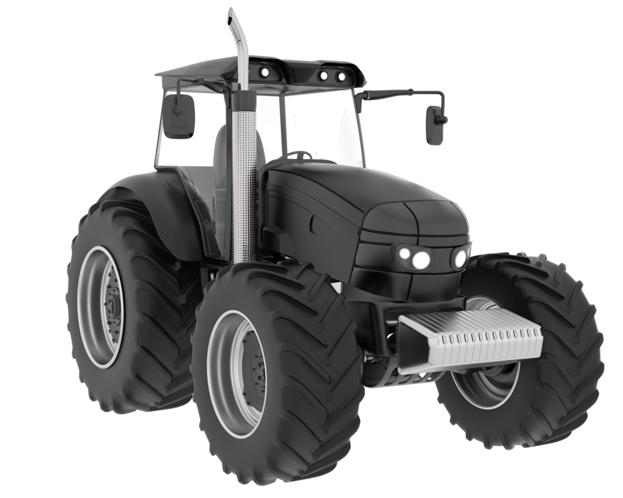 Big farming vehicle isolated on background. 3d rendering - illustration png