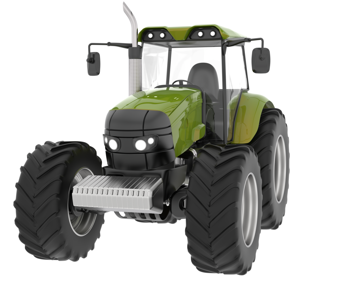 Big farming vehicle isolated on background. 3d rendering - illustration png