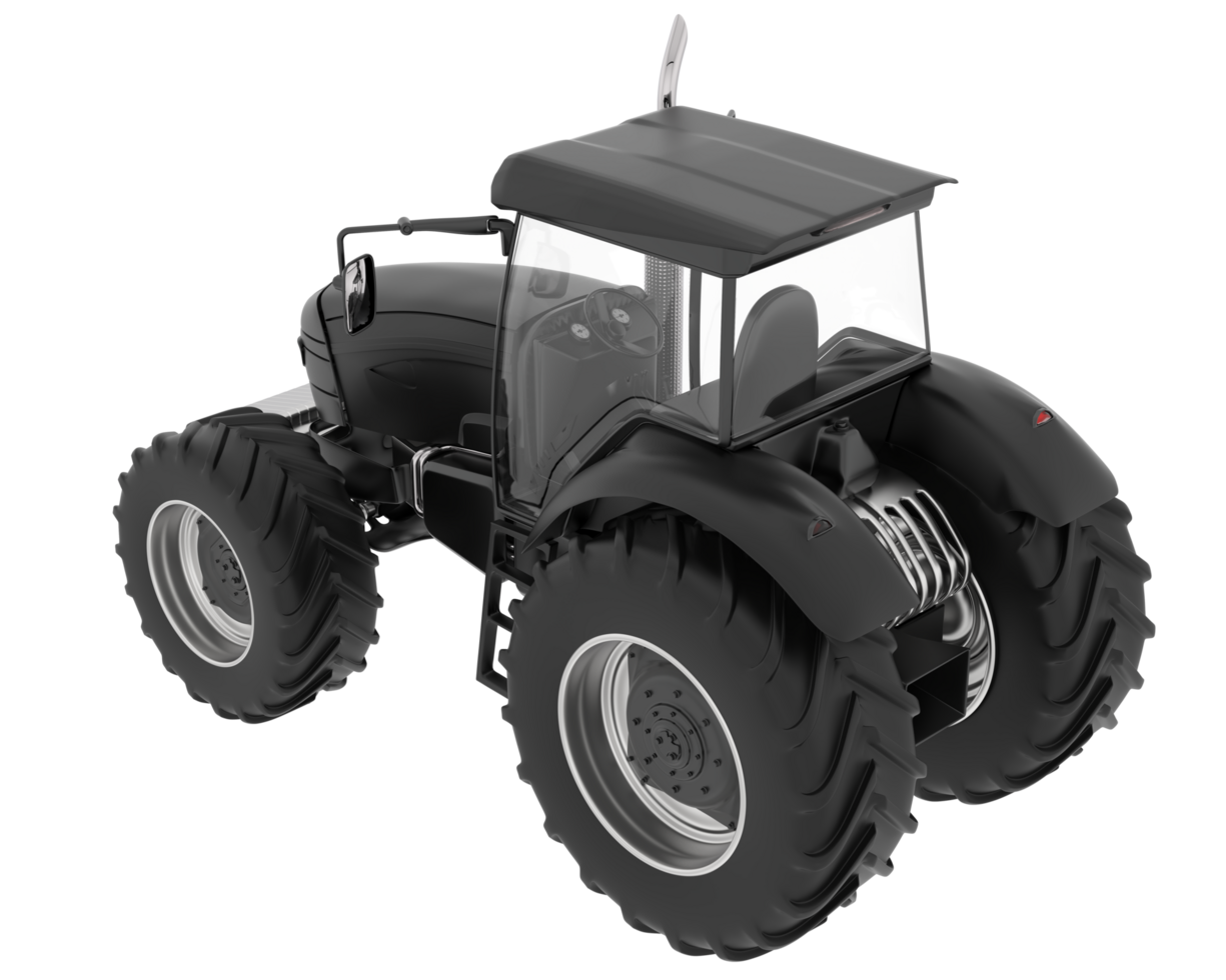Big farming vehicle isolated on background. 3d rendering - illustration png