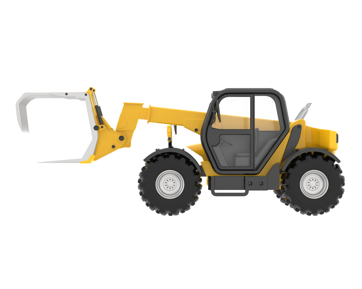 Forest machine isolated on background. 3d rendering - illustration png