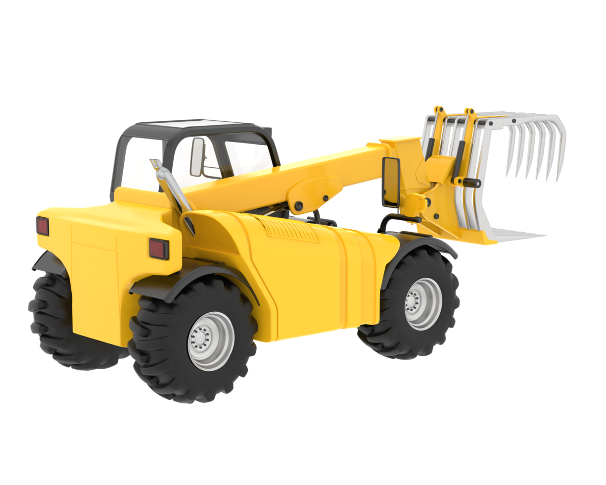 Forest machine isolated on background. 3d rendering - illustration png
