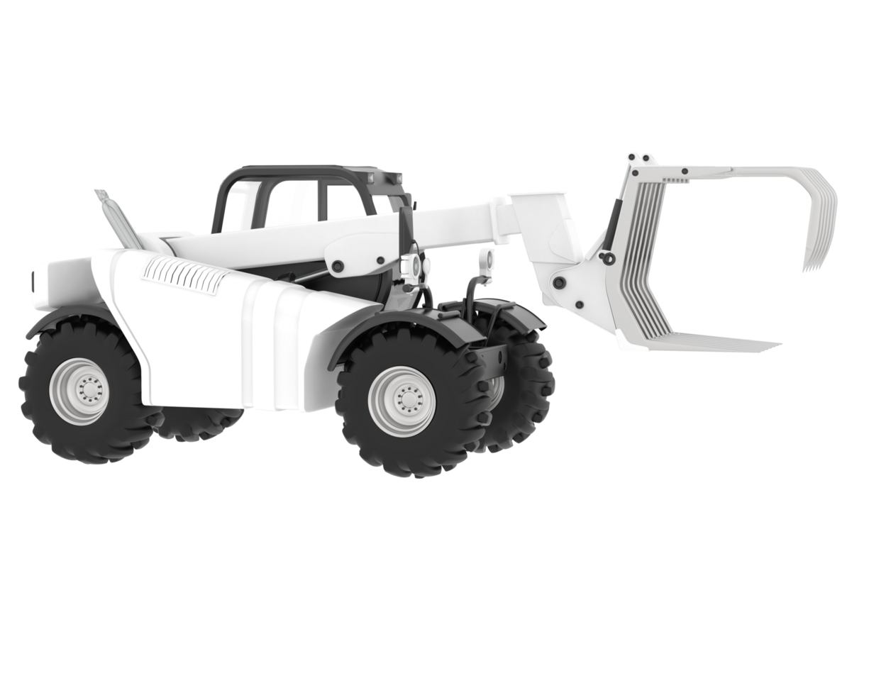 Forest machine isolated on background. 3d rendering - illustration png