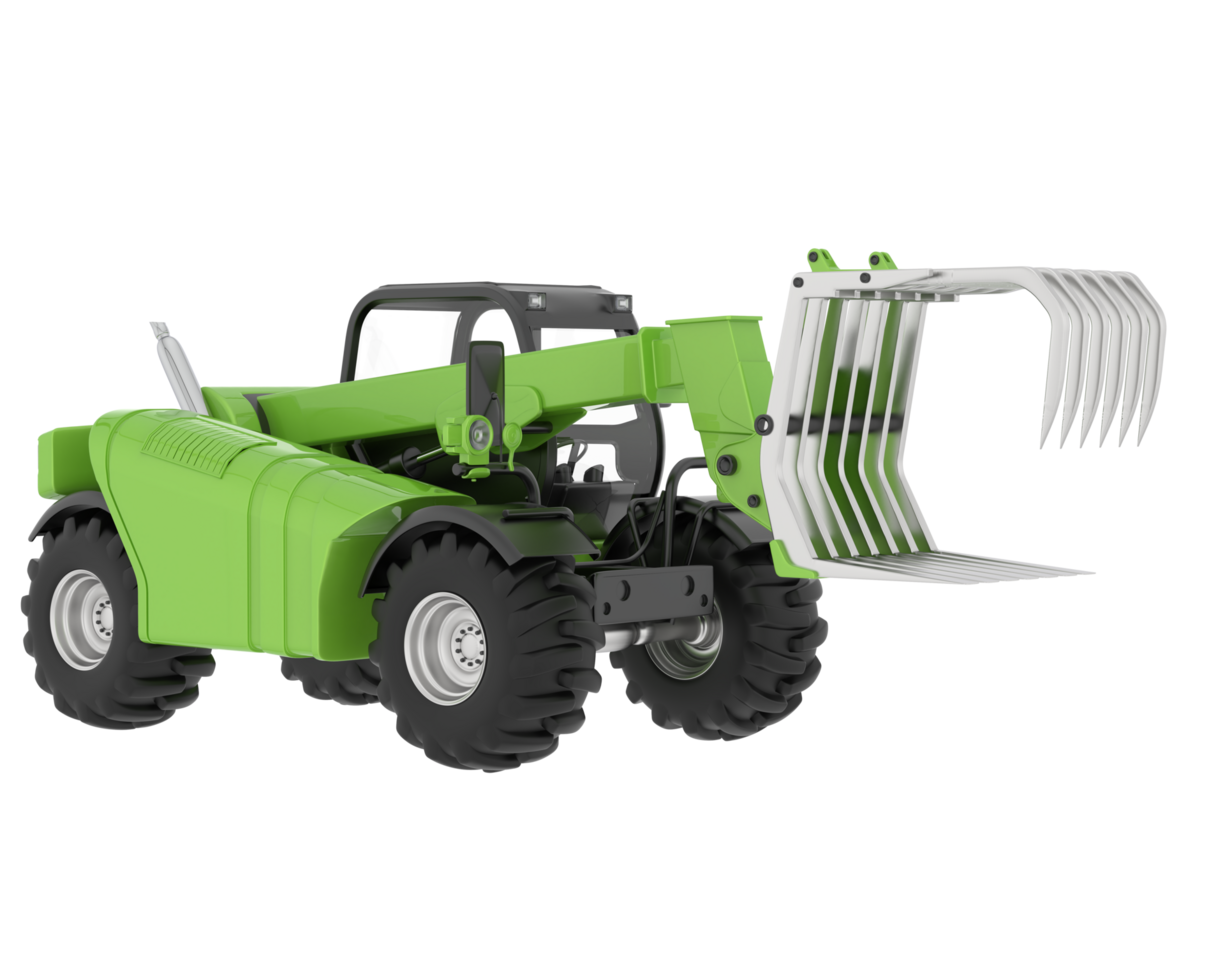 Forest machine isolated on background. 3d rendering - illustration png