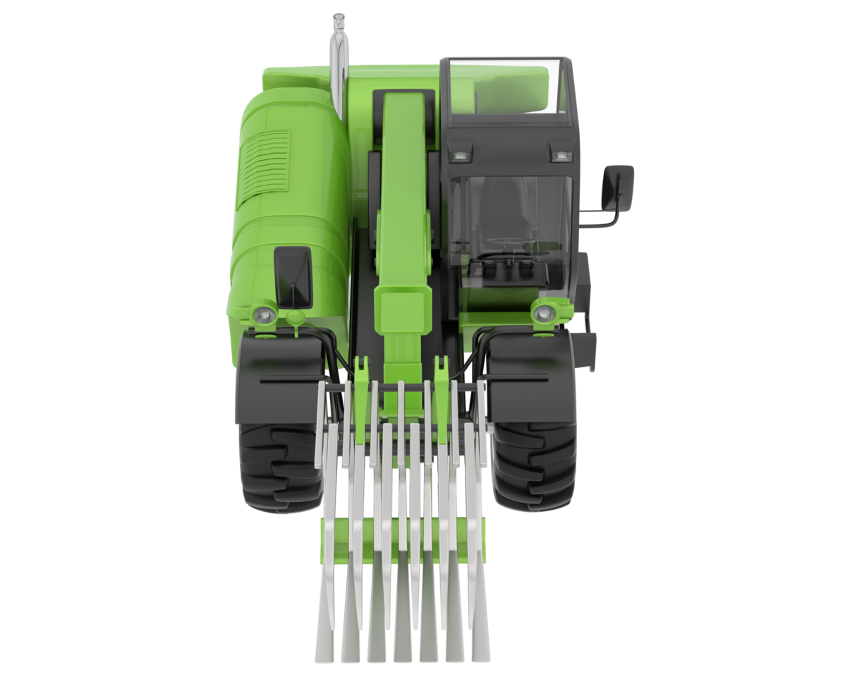 Forest machine isolated on background. 3d rendering - illustration png