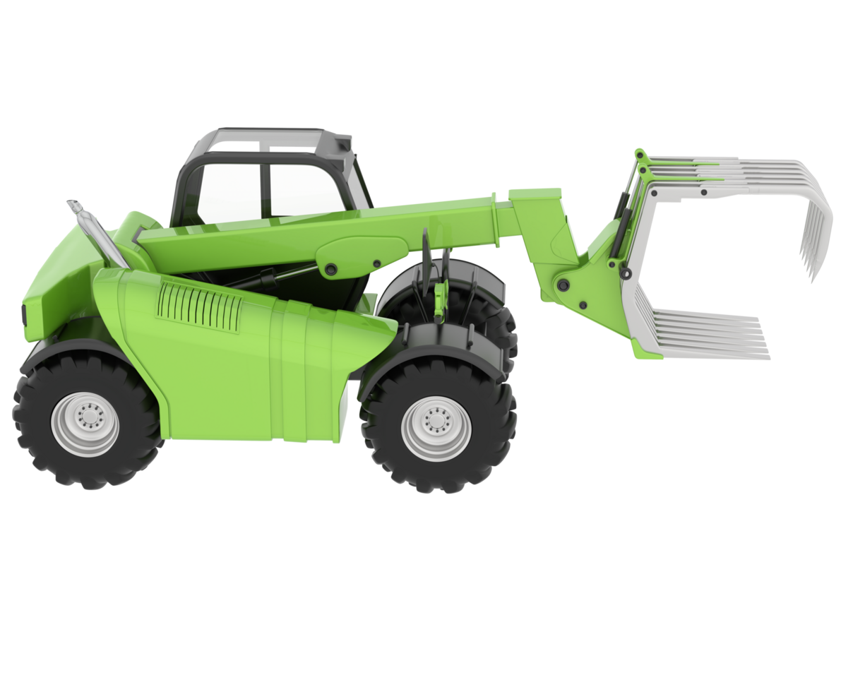 Forest machine isolated on background. 3d rendering - illustration png