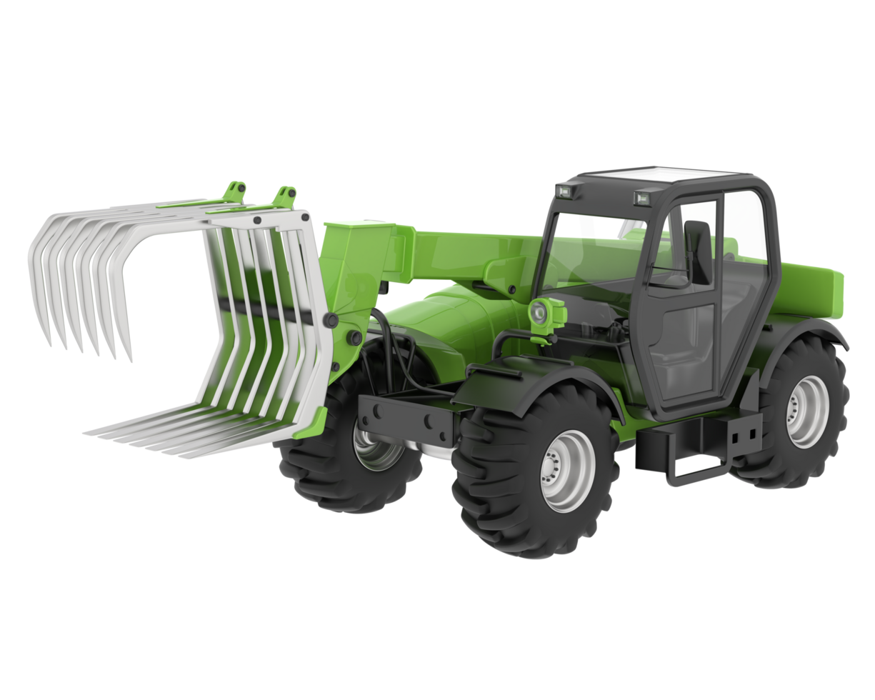 Forest machine isolated on background. 3d rendering - illustration png