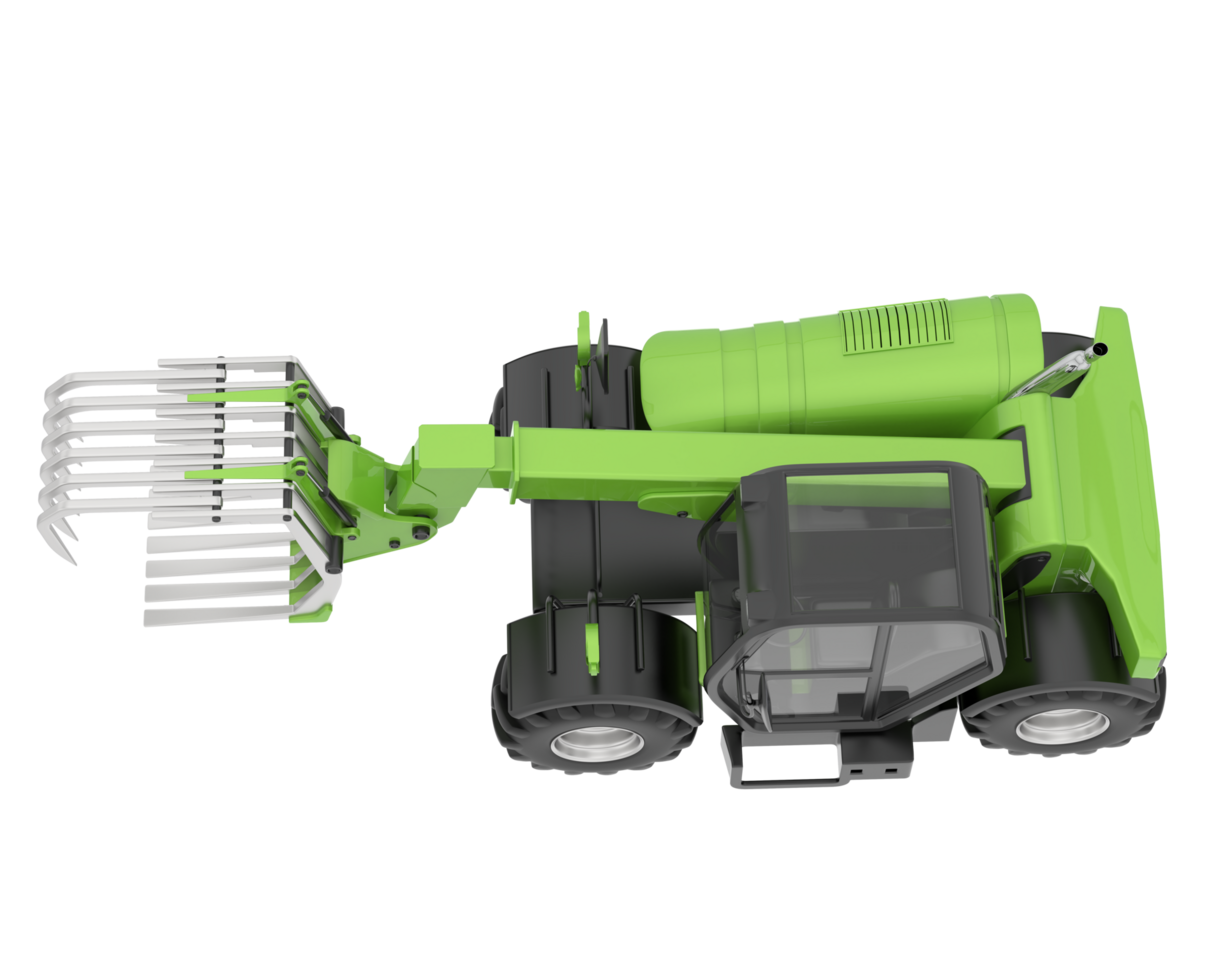 Forest machine isolated on background. 3d rendering - illustration png