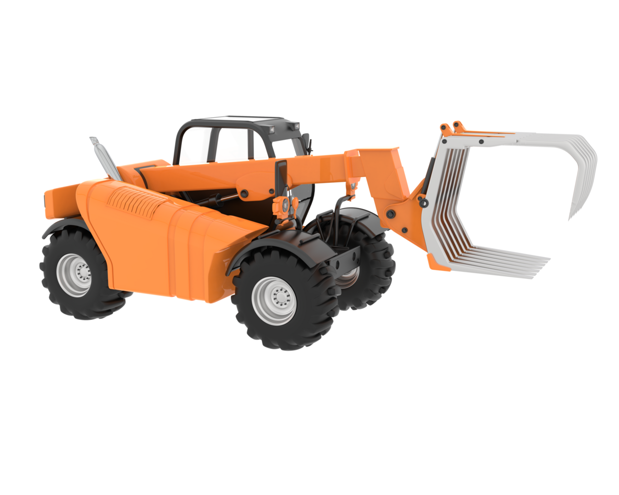 Forest machine isolated on background. 3d rendering - illustration png