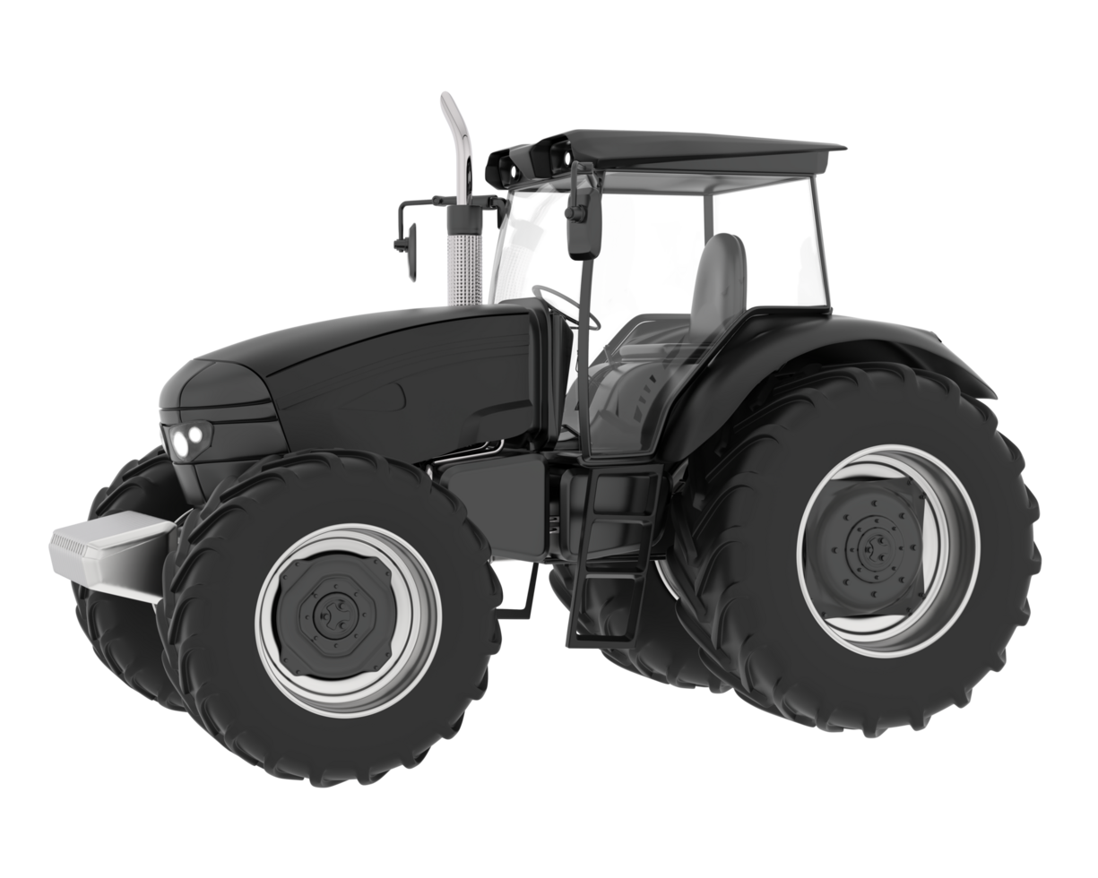 Big farming vehicle isolated on background. 3d rendering - illustration png