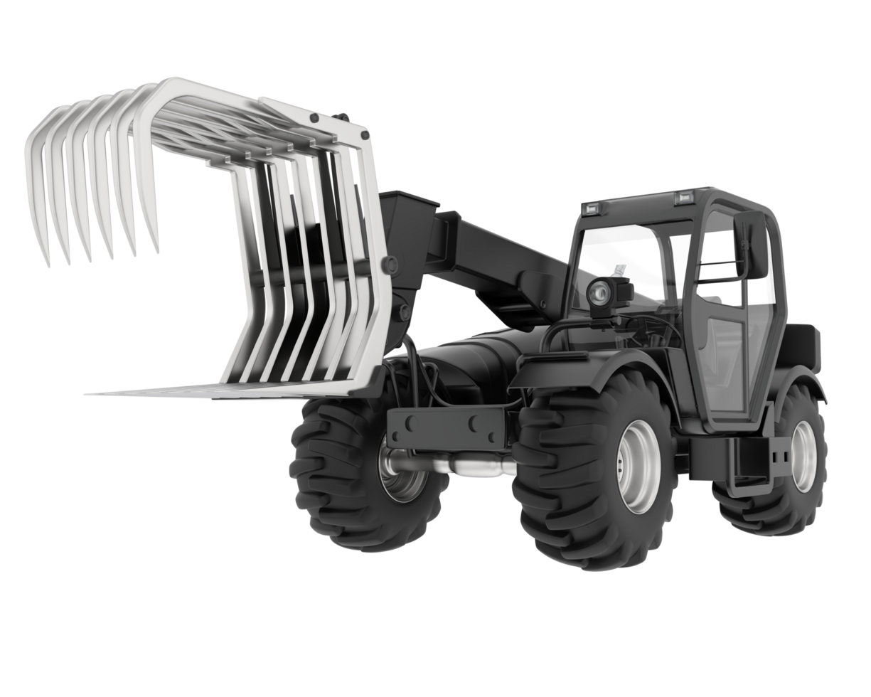 Forest machine isolated on background. 3d rendering - illustration png