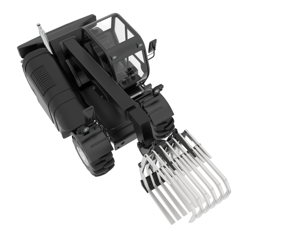 Forest machine isolated on background. 3d rendering - illustration png