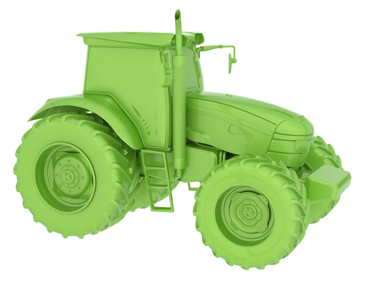 Big farming vehicle isolated on background. 3d rendering - illustration png