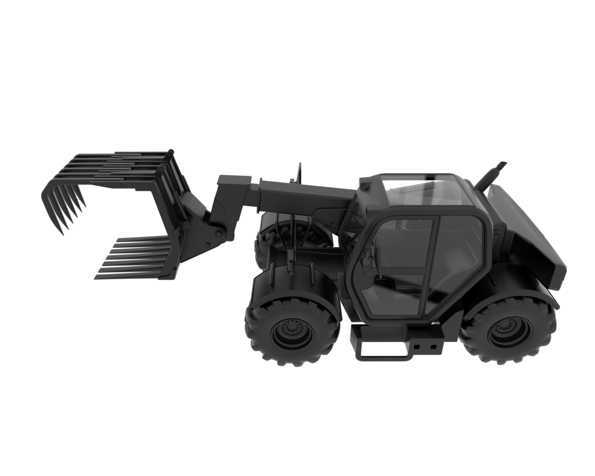 Forest machine isolated on background. 3d rendering - illustration png