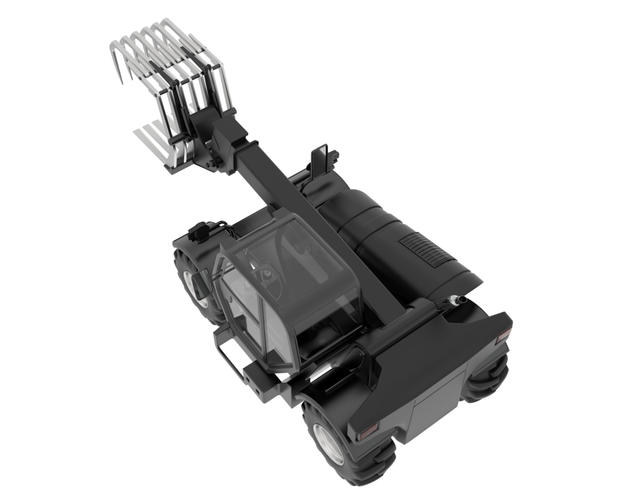 Forest machine isolated on background. 3d rendering - illustration png