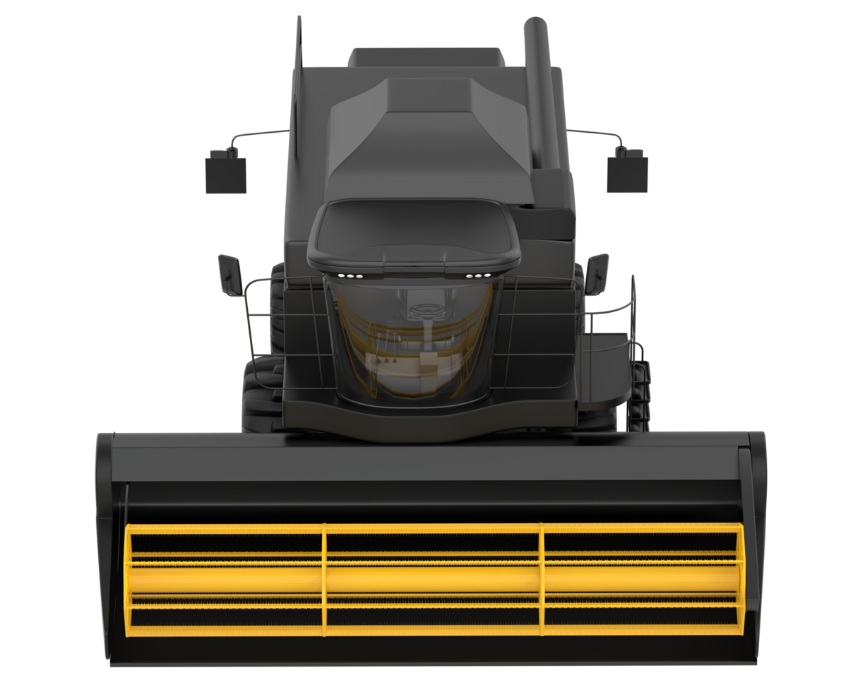 Harvester isolated on background. 3d rendering - illustration png